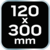 shumee Tesarska spona 120 x 300 mm