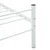 shumee vidaXL Posteljni okvir bel kovinski 90 x 200 cm