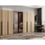 Hanah Home ormar sa reflektujućim staklom Nisa 20617, 360 cm, dore