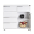 Hanah Home Komoda 85x81x44cm Bela