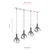 Conceptum Hypnose Luster AV-1766-4KY, 80 cm, 4xE27, IP20
