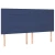 The Living Store The Living Store LED posteljno vzglavje modro 200x5x118/128 cm blago - LED Vzglavje, (21660442)