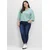 SHEEGO Jeans pajkice, modra