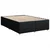 vidaXL Box spring postelja z vzmetnico črna 160x200 cm blago