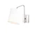 Opviq Zidna lampa E27 Max 40W, Bela