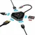 White Shark USB Hub Hexagon 6u1, Type-C, Crno-srebrni