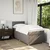 Vidaxl Box spring postelja z vzmetnico taupe 100x200 cm blago