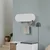 HANAH HOME Čiviluk Kroma Hanger White
