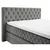 Boxspring Krevet Carmen 180/200 cm , siva
