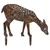 Aberto Design Dekorativna figura Gazelle -A 01, 64x72 cm, 1.5 mm