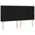 Vidaxl Box spring postelja z vzmetnico črn 200x200 cm blago