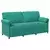 Sofa za 3 osobe Tirkizna 198 x 83 x 95 cm Baršun