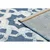eoshop Preproga Strukturna SOLE D3881 Ornament - ravna vez modra/bež ( - Velikost: 80x250 cm)