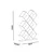 Hanah Home Polica 90x129x19,5cm Bela