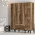 Hanah Home Garderober Kumsal STP, 160x201.4x47.5 cm, Braon
