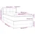 Vidaxl Box spring postelja z vzmetnico krem 100x200 cm blago