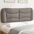 Vidaxl Blazina za vzglavje Hvar taupe 140 cm blago