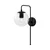 Opviq Zidna lampa E14 Socket, Crna
