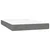 vidaXL Box spring postelja z vzmetnico temno siva 120x200 cm blago