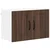 Ormar za Zid LUCCA 2 pcs Smeđi hrast 60 x 31 x 40 cm