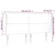 Vidaxl Vzglavje z ušesi krem 183x23x118/128 cm blago