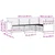 Set vanjskih sofa 4 pcs Prirodna 247,5 x 168,5 x 73 cm
