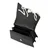 Karl Lagerfeld Ročna torbica črna/srebrna