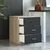 Aberto Design Fiokar 44,5x61,8x46,6cm Hrast-Crni