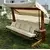 Hanah Home Baštenska ljuljaška Luna Deluxe 2600 200x200x70cm Bež