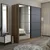 Hanah home Ormar Kale 180x190x52cm Bež-Antracit