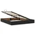 Krevet s od storage s madracem Crna 160 x 200 cm Baršun