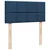 Vidaxl Box spring postelja z vzmetnico modra 100x200 cm blago