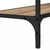Konzolna stolica s policom hrast artisan 101 x 30.5 x 75 cm