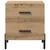 Vidaxl Nočna omarica s predalom 2 pcs artisan hrast 40 x 35 x 47.5 cm