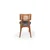 Hanah Home Trpezarijski sto i stolice Albero137, 100x75x100 cm, 4 stolice, Smeđi,