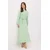 Trendyol Modest Ženska haljina Tctss25Eb00129, Zelena