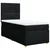 Vidaxl Box spring postelja z vzmetnico črn 90x190 cm blago