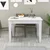 Hanah Home Trpezarijski sto Kiev 510 110x75x72cm Beli