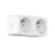 Immax NEO 07751L - Pametna razdelna utičnica NEO LITE 2x16A/230V Wi-Fi Tuya