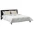 Duvet s jastucima s jastukom 3 pcs Bijelo Mikrofibra i Pero