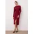 Trendyol Milla Ženska haljina Twoaw26El00182, Bordo