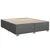 Vidaxl Box spring postelja z vzmetnico temno siva 200x200 cm blago