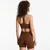Modrček Nike Pro Seamless Light-Support Padded Sports Bra Cacao Wow L