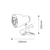 RABALUX Stona lampa clip bela