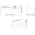 Hanah Home Klub sto Forteaus 110x47x52cm Zlatno-Beli