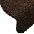 Prostirke za stepenice, samoljepljive, 5 kom, 65x21x4 cm, smeđe, poluokrugle, velike