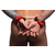 XR Brands - Cuffed in Fur Handcuffs - Red