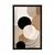 Plakat abstraktne oblike No4 - 30x45 black