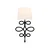 Opviq Zidna lampa E27 Socket, Belo-Crna