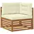 Set vanjskih sofa s jastukom 7 Komad Prirodna i krem